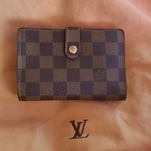 Authentic Louis Vuitton damier ebene French purse