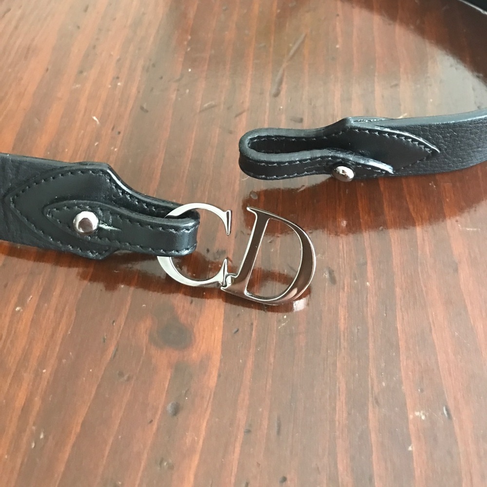 Christian Dior calfskin belt. 100% authentic