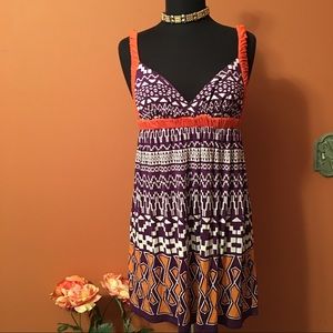 NikiBiki Aztec Print Babydoll Dress/Tunic