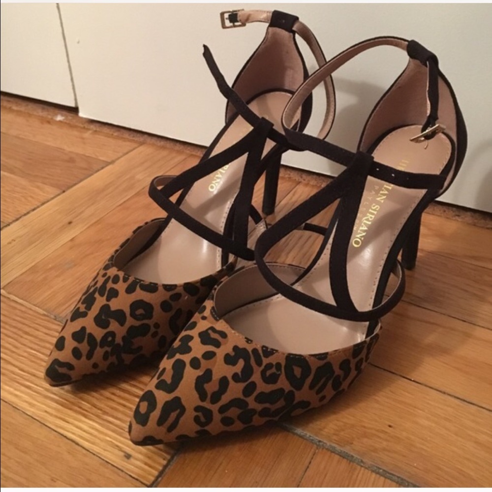 Strappy leopard Heels