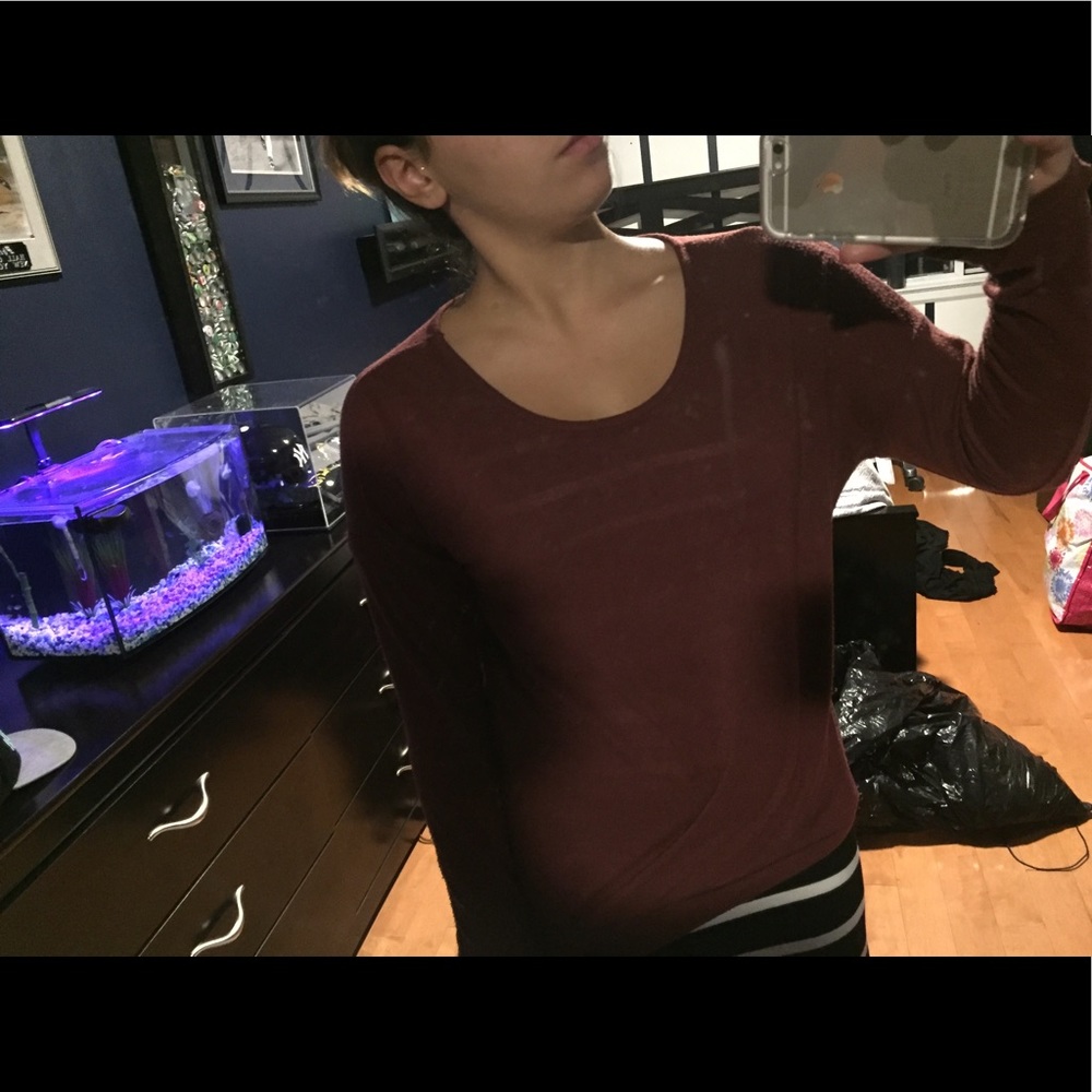 Red sweater