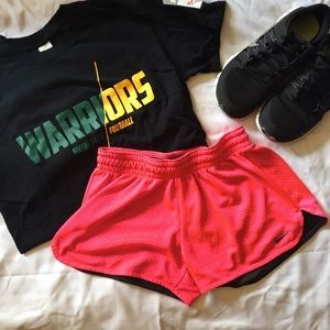 Nike pink Dri-Fit mesh Hero shorts