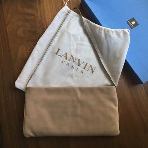 NEW LISTING 💃 Lanvin Vintage Suede & Metal Bag