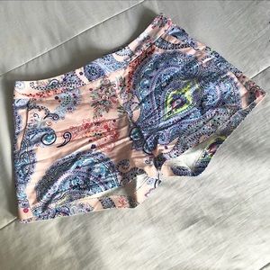Express Paisley Shorts