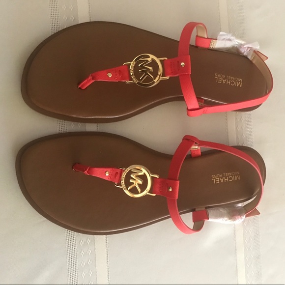 MICHAEL Michael Kors SONDRA LOGO Thong sandal NWOB - Picture 5 of 8