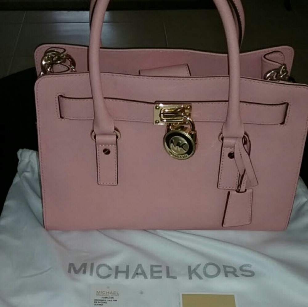 Michael Kors Medium Hamilton Pale Pink