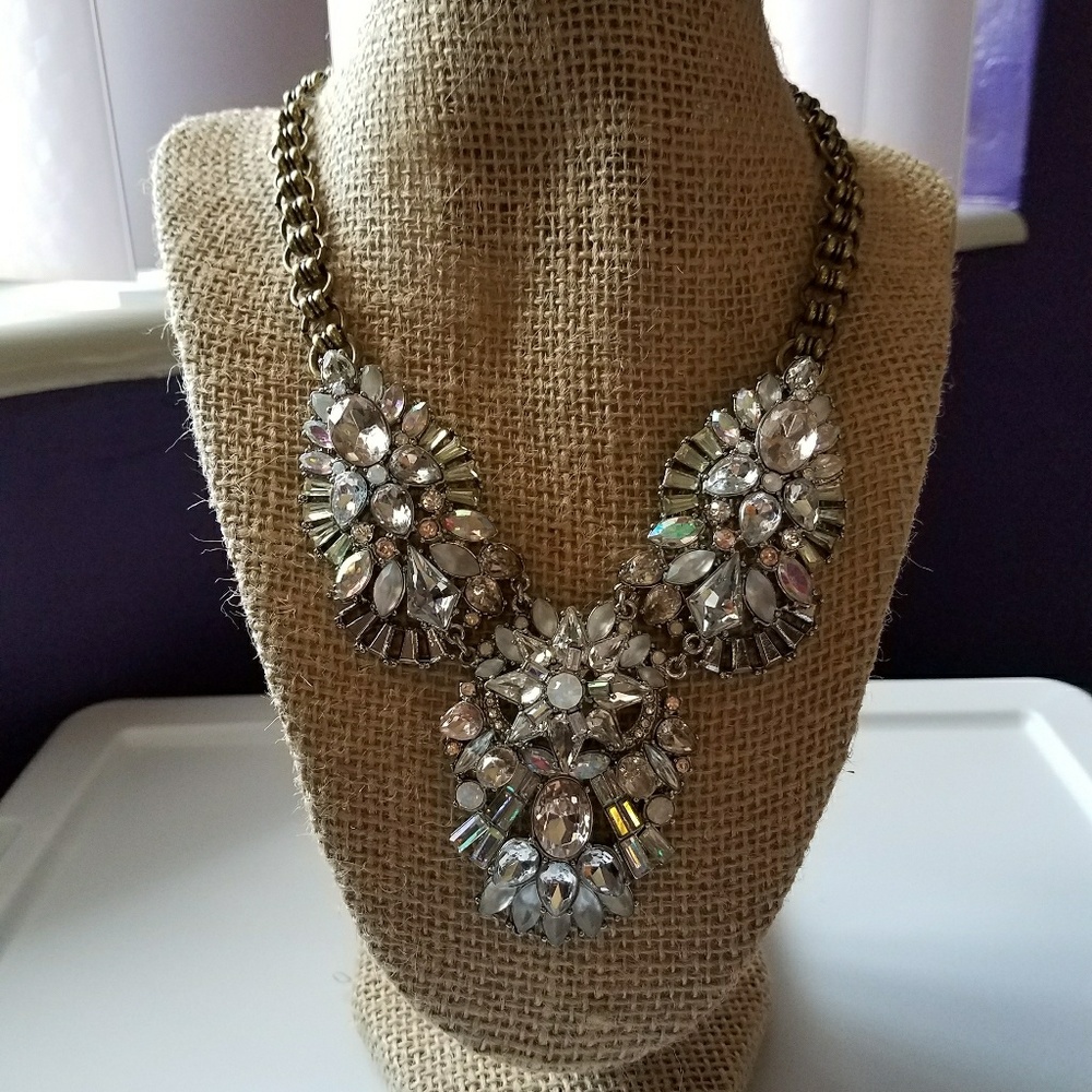 Celestial Frost Statement Necklace