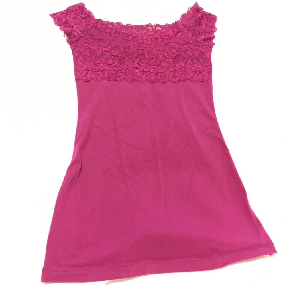 Lace top shirt