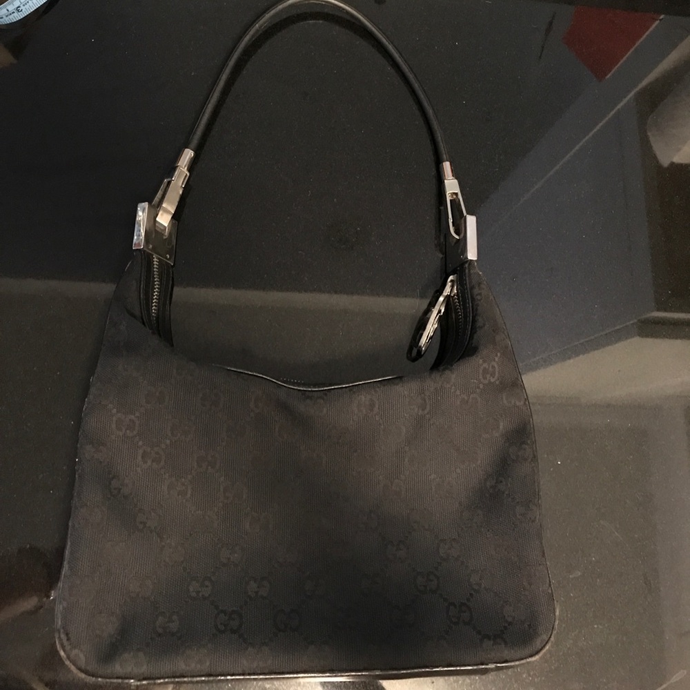 Black Gucci bag