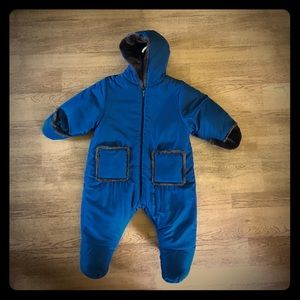 Petit Bateau baby 6/9 months snowsuit