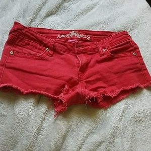 Almost famous red shorts