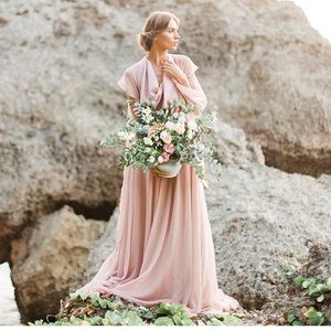 Maria Lerner Blush Pink Gown
