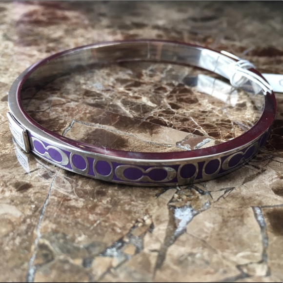 NWT Coach Signature Bangle - Picture 1 of 4