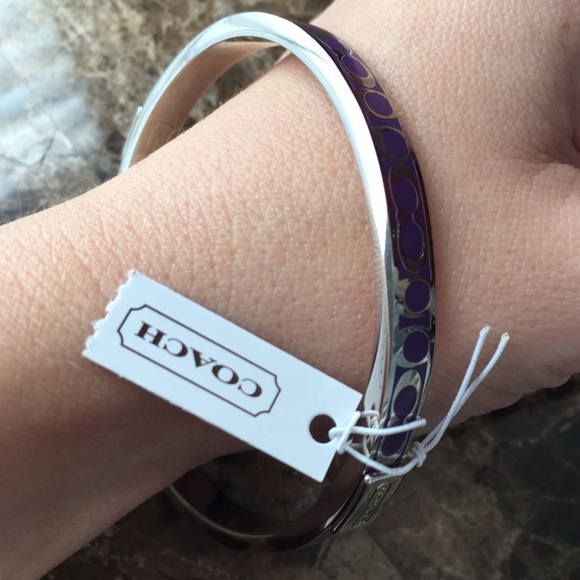 NWT Coach Signature Bangle - Picture 2 of 4