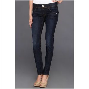 Hudson dark wash skinny jeans sz 26