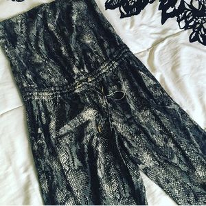 Express Snakeskin Jumpsuit