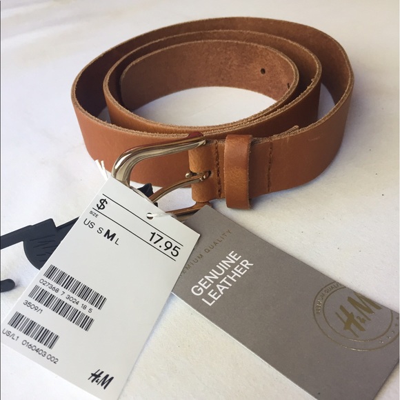 H&M Accessories - H&M Brown Genuine Leather Belt, M