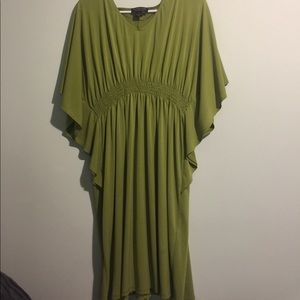 Olive green dress