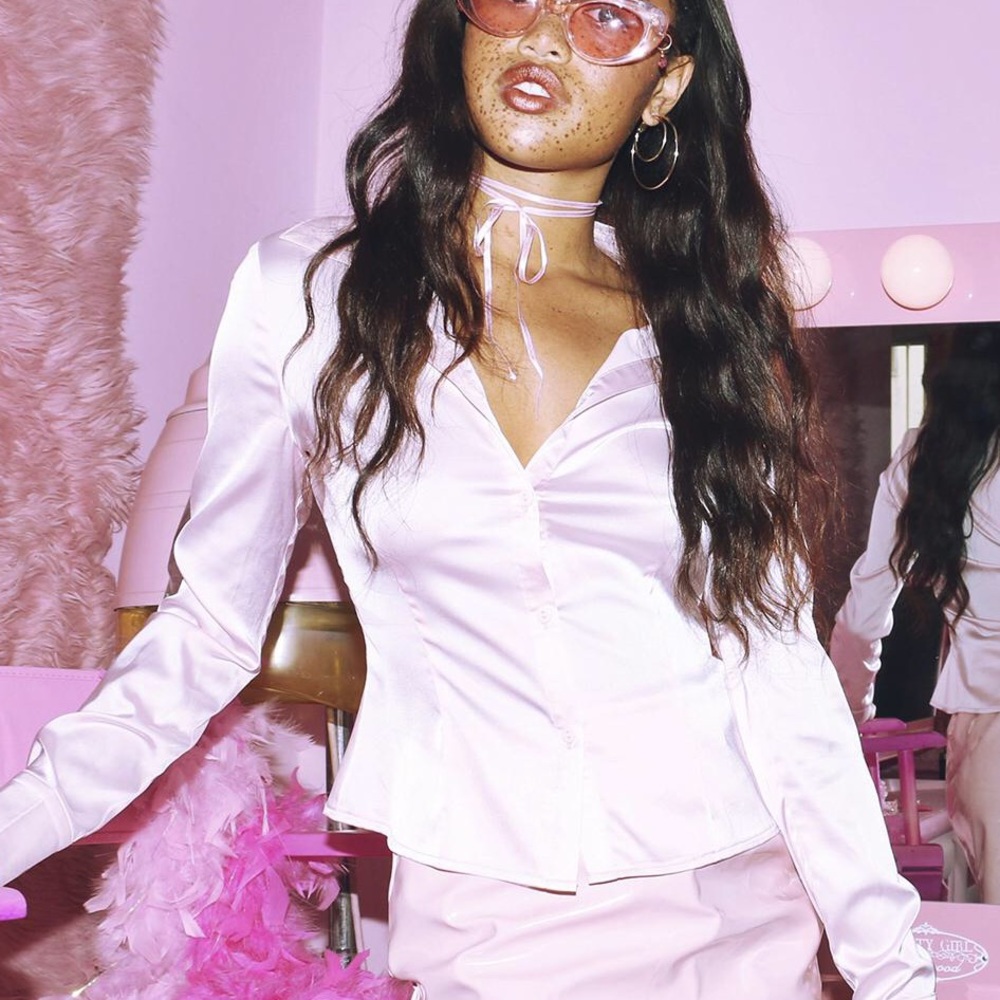 New with tags, Missguided blush top 90s style