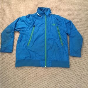 MENS 2XL NORTHFACE windbreaker with hidden hood