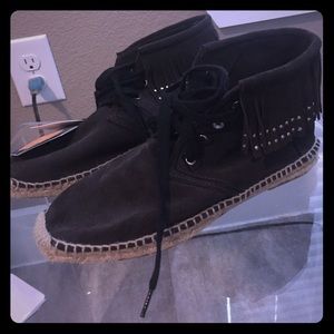 Fringe espadrilles/ moccasins