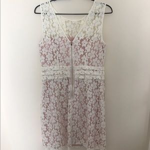 Donna Morgan White Lace Dress