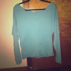 PINK blue king sleeve shirt