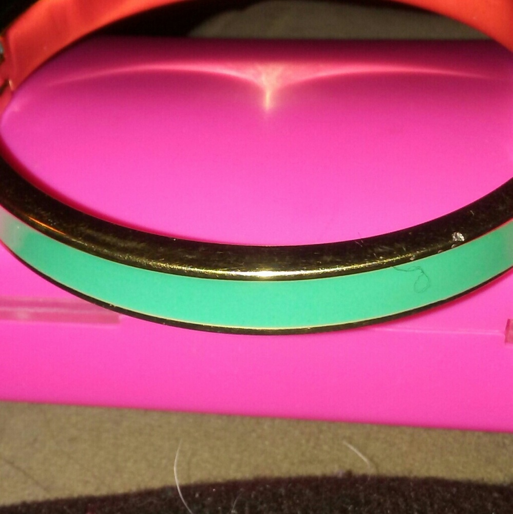 Aqua and teal bracket by Kate spade