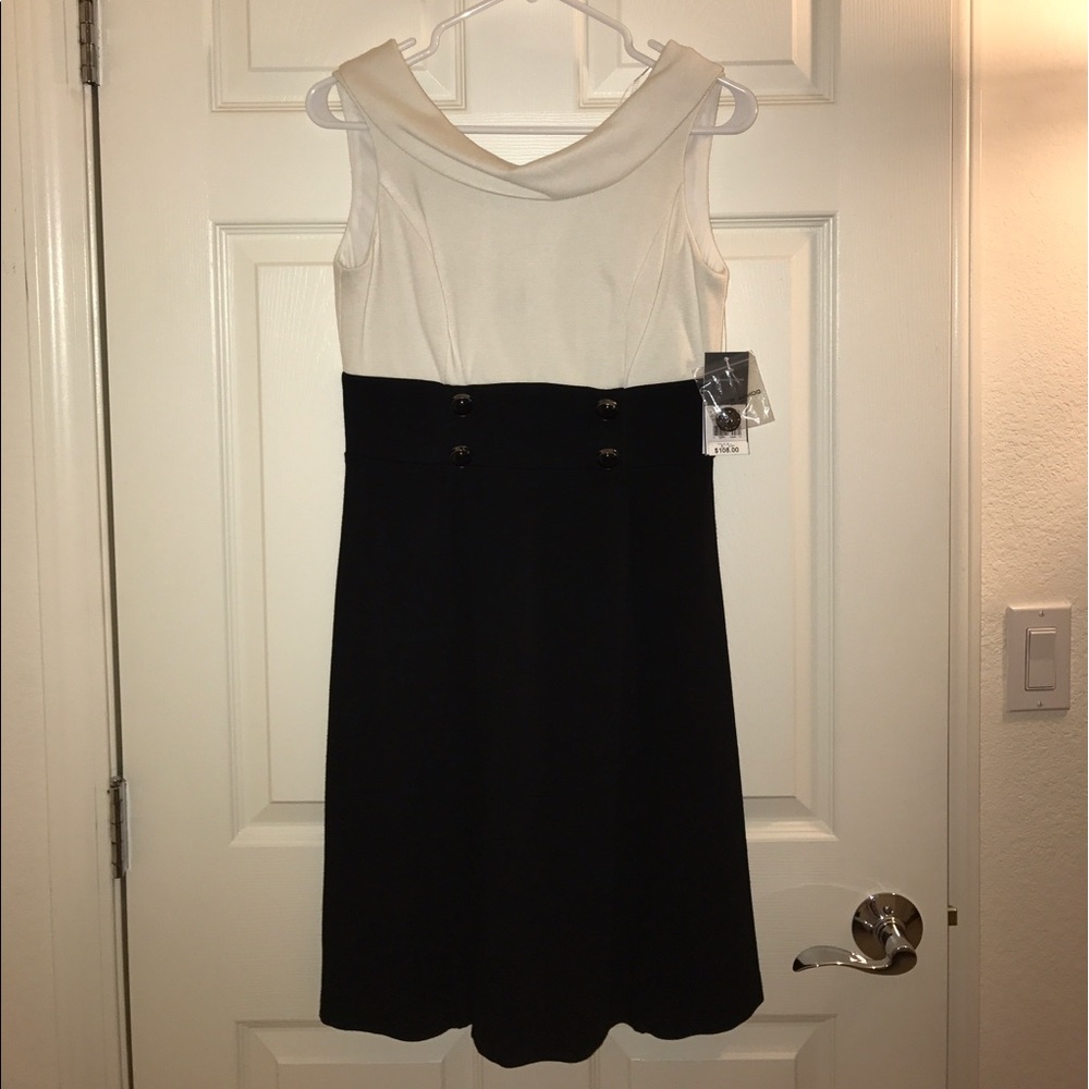 Donna Ricco black and white dress