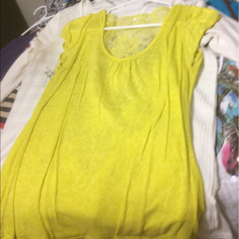 Bright yellow