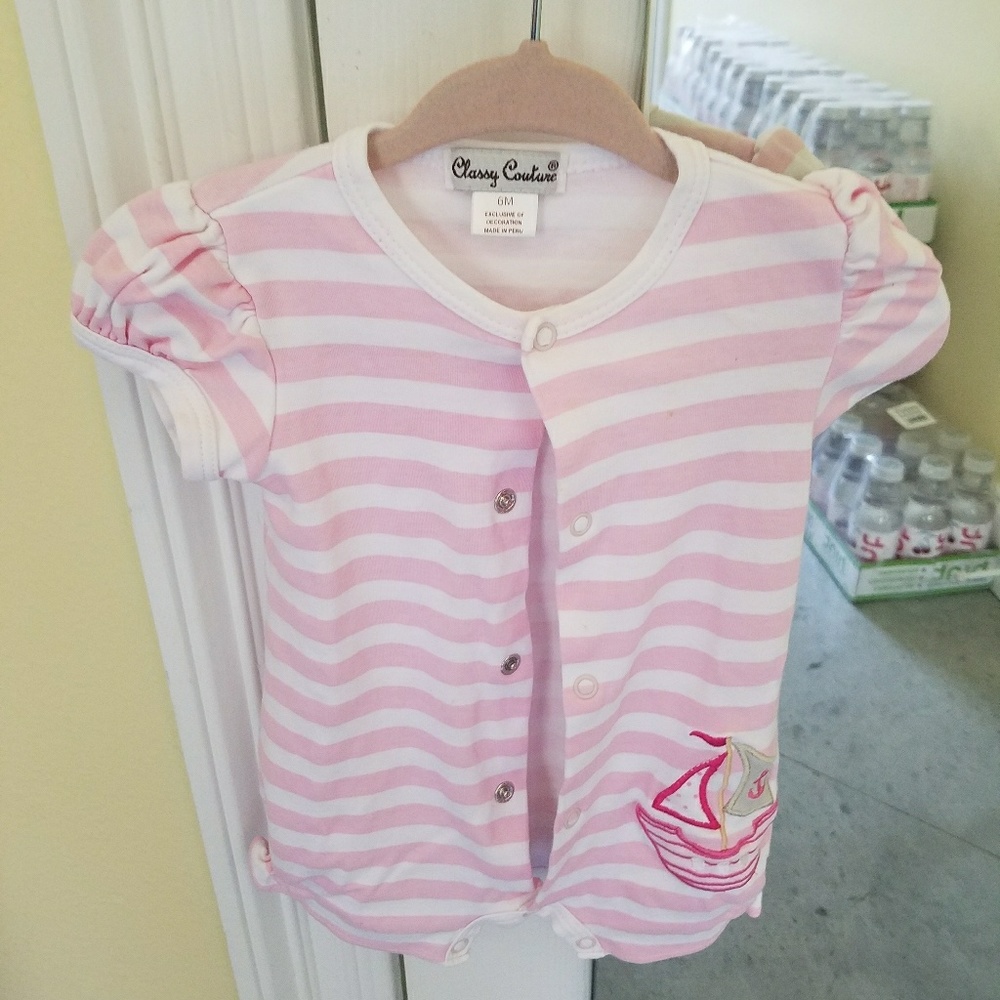 Embroidered romper by Classy Couture