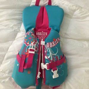 Infant boating life jacket