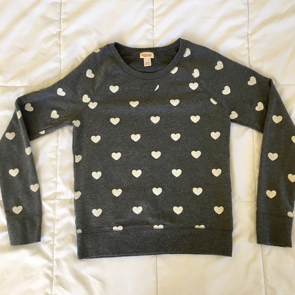 Gray and White Mossimo Sweater