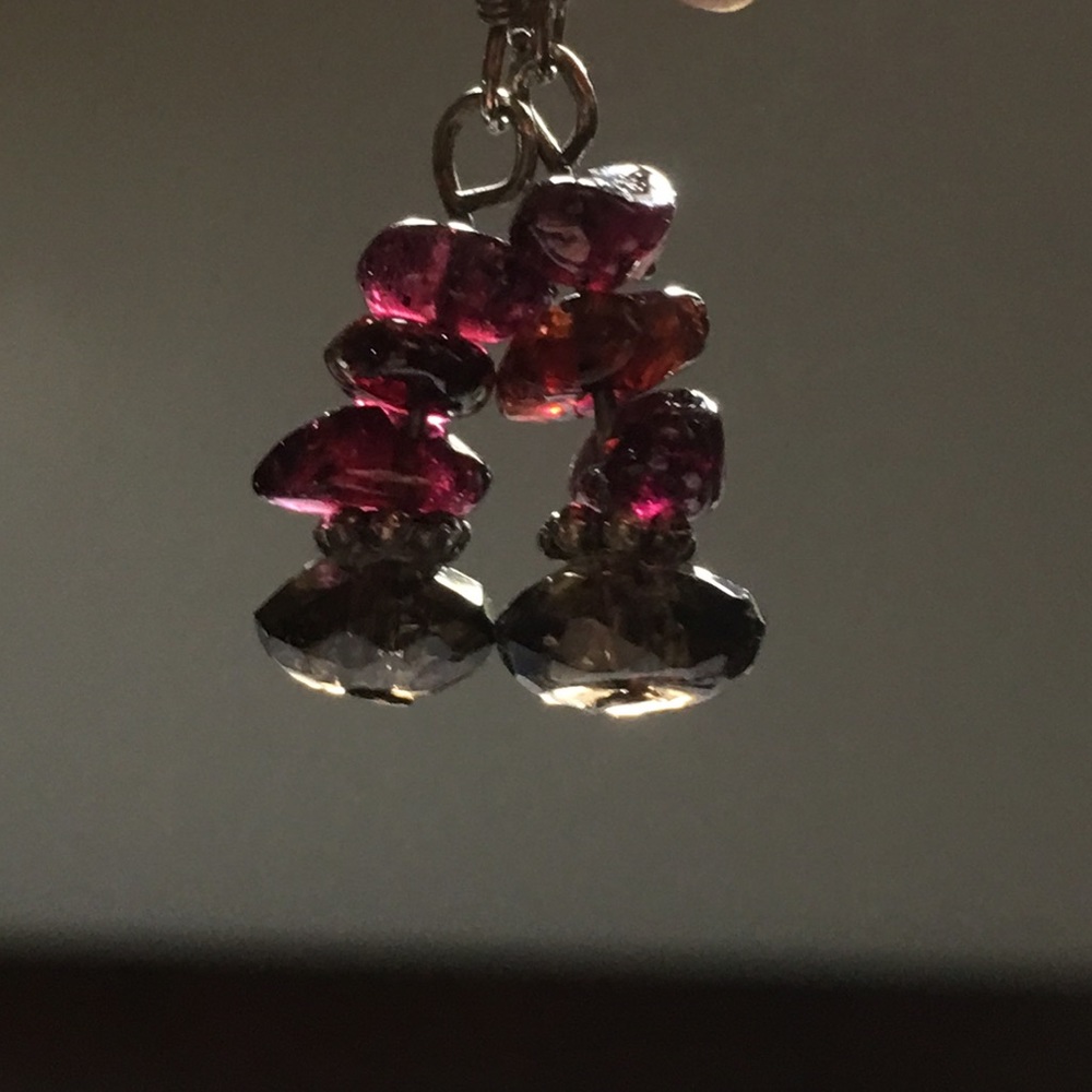 FREE WITH PURCH! Natural stone dangling earrings