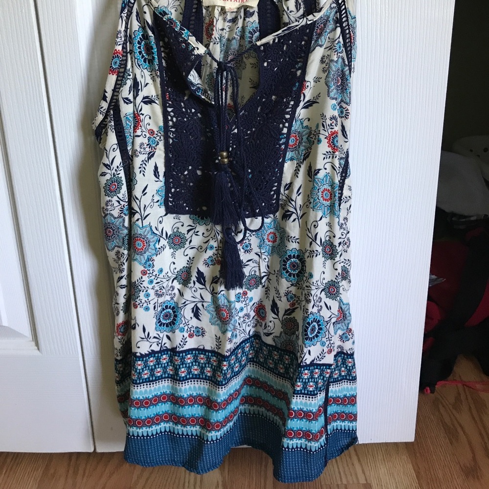 Crocheted Floral Tank