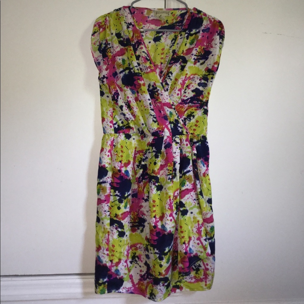 Splatter Print Tunic Dress