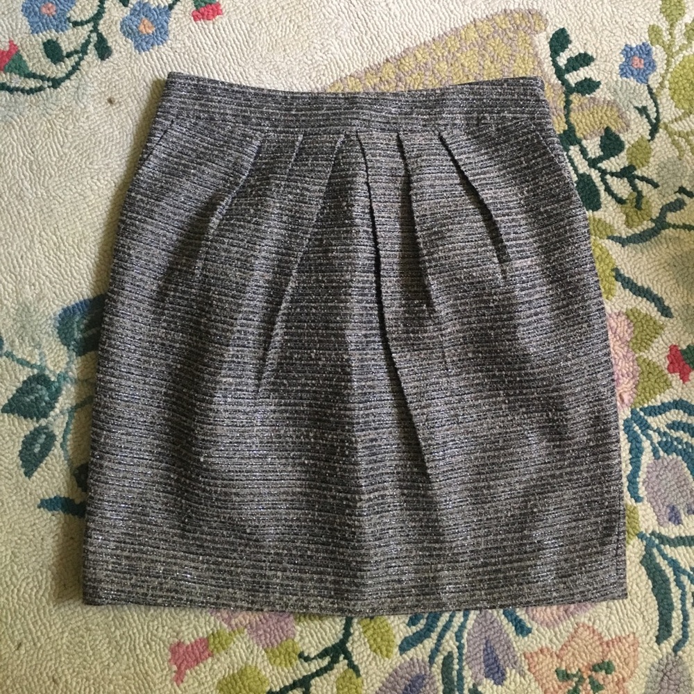 Anthropologie Tabitha sparkle tweed skirt