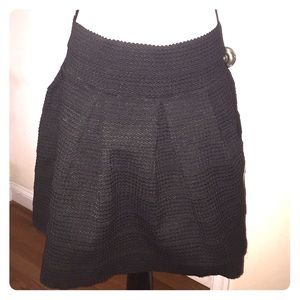 Aqua by Bloomingdales Black Skirt Size Large
