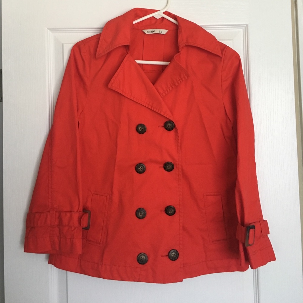 Red spring coat