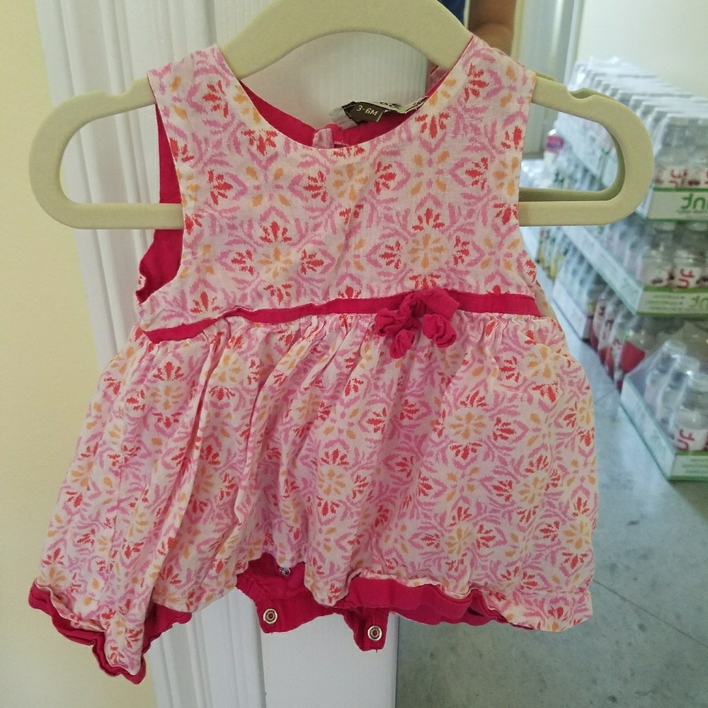 Vibrant dress by Sophie Catalou