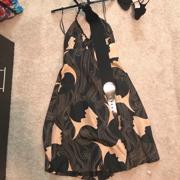 Size 6 nwt halter dress by phoebe couture - Picture 1 of 4