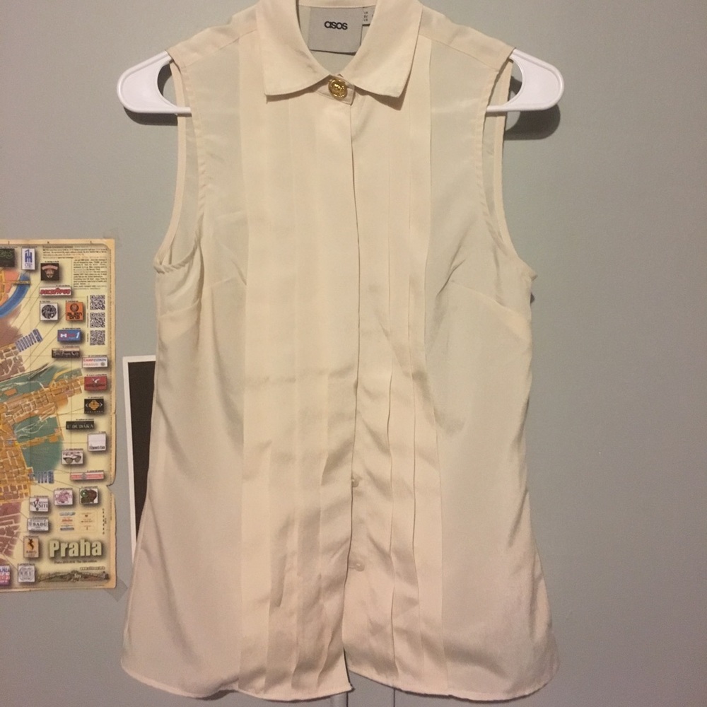 Asos White Button Shirt 2