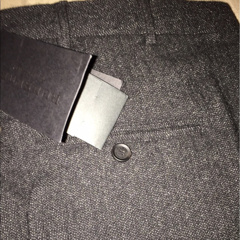 Burberry Mens Dress Pants Charcoal NWT Authentic