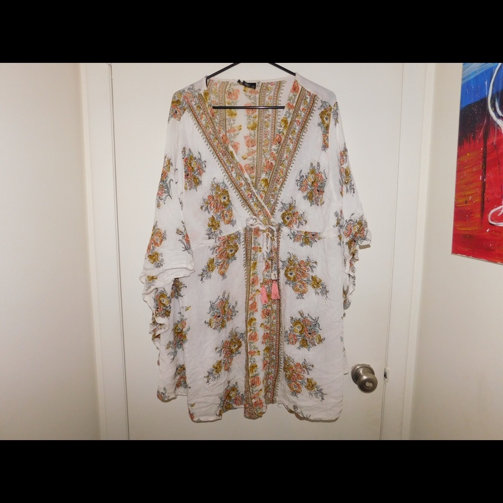 Front Tie Flowly Tunic