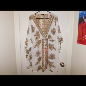 Front Tie Flowly Tunic