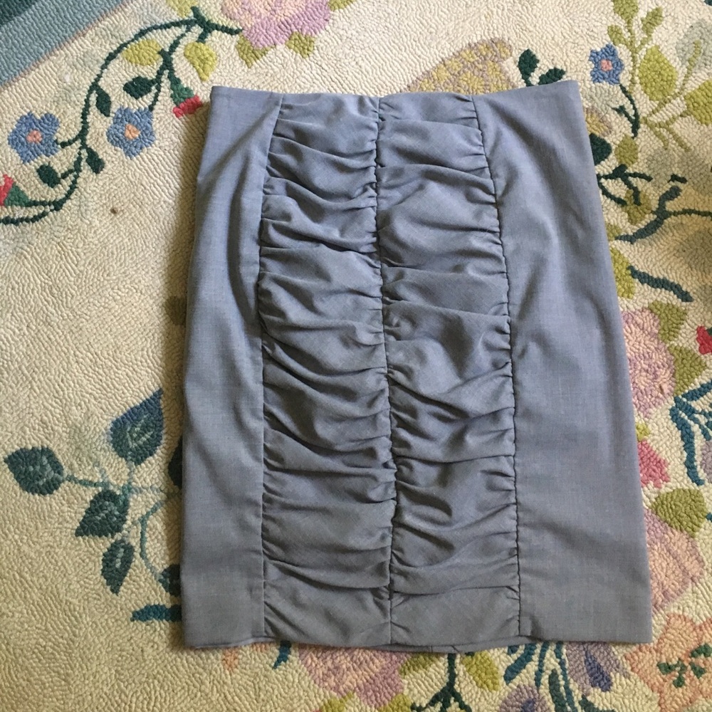 Anthropologie ruched skirt