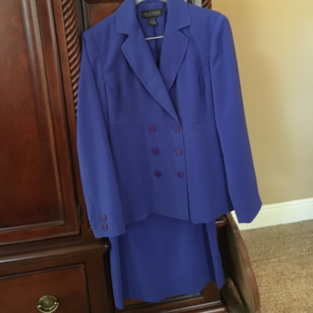 Blue Suit and skirt set