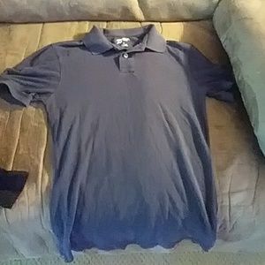 Blue polo shirt