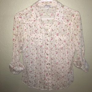 Floral Abercrombie & Fitch button up
