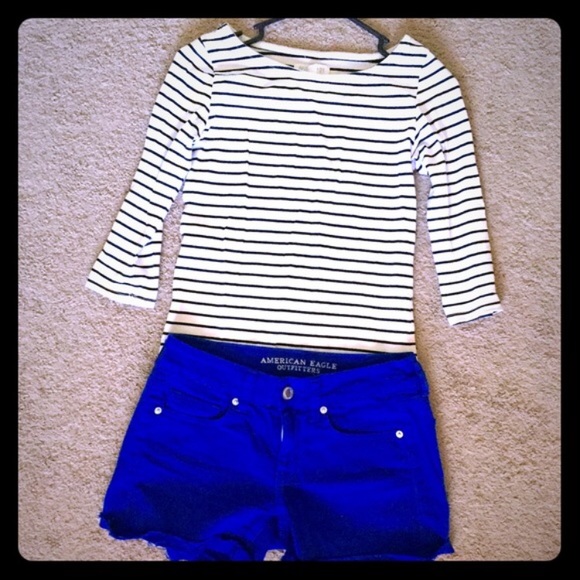 American Eagle blue jean shorts - Picture 1 of 3